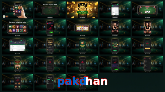 Main screen of Pakdhan bet page for PK players
